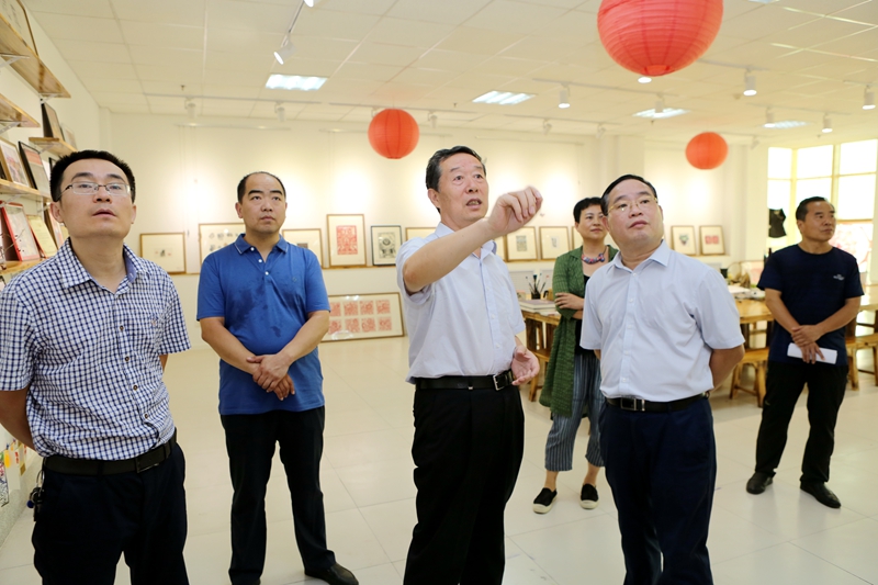 淄博市科技局局长于秀栋一行来我校调研校城融合工作