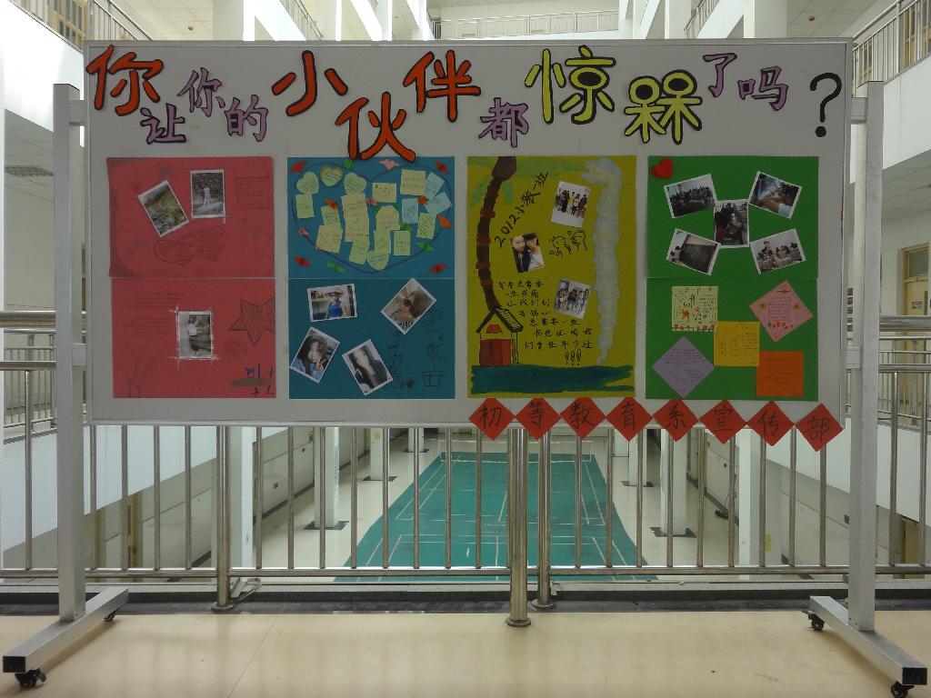 学习展示栏的设计图